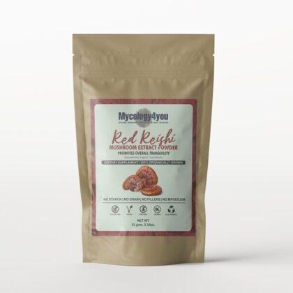 Red Reishi: Organic Reishi mushroom extract powder.